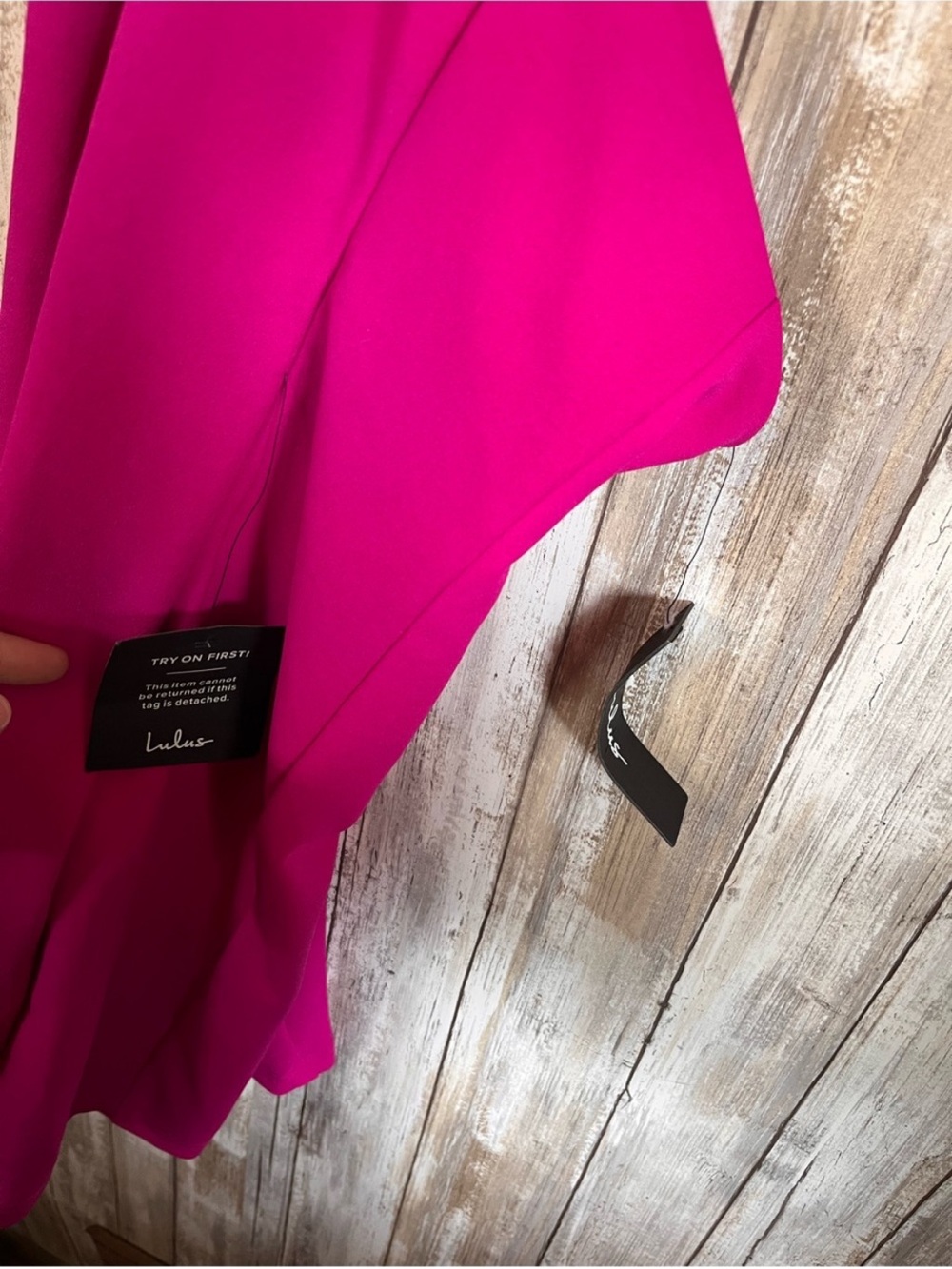 Lulus Hot Pink Halter Open Back Bodycon Mini Dress NWT Size Small - Picture 5 of 6